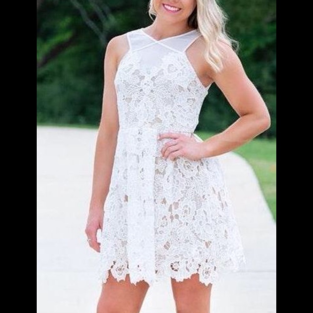 White Lace Dress
